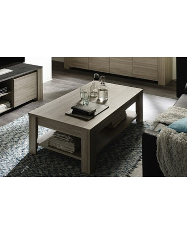 Table basse  LIPARI, 140 cm chêne gris
