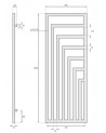 Radiateur eau chaude LIRA  760 W