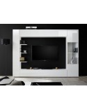 Ensemble meuble TV SOPRANO blanc 295 cm