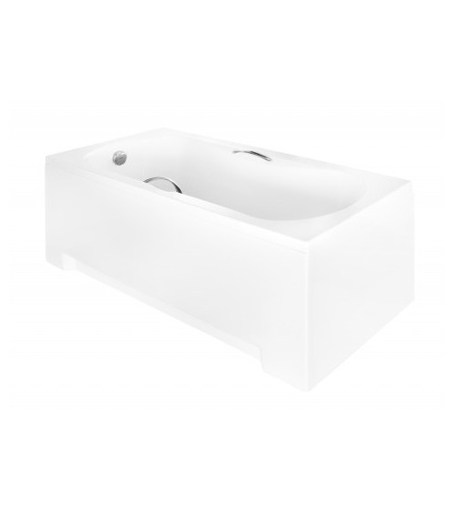 VANESSA Vasca da bagno rettangolare con pannello 130/140/150/160/170 x 70 cm