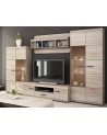 Ensemble meuble TV HAZE 140 cm chêne