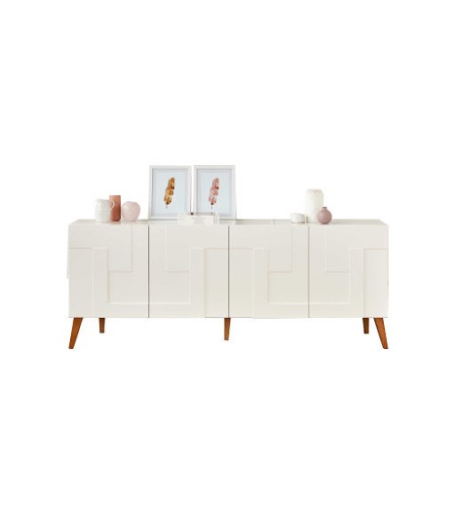 Buffet NEO 4portes 200 cm blanc