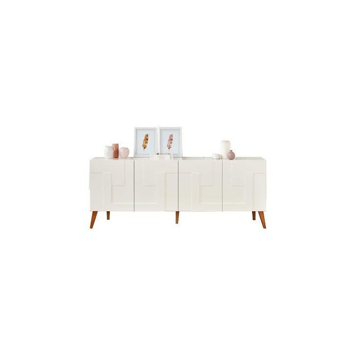 Buffet NEO 4portes 200 cm blanc