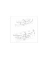 Ensemble meuble TV ALVINO 176 cm blanc