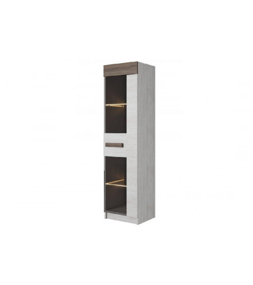 Ensemble salon THELMA 2 chêne blanc et truffe