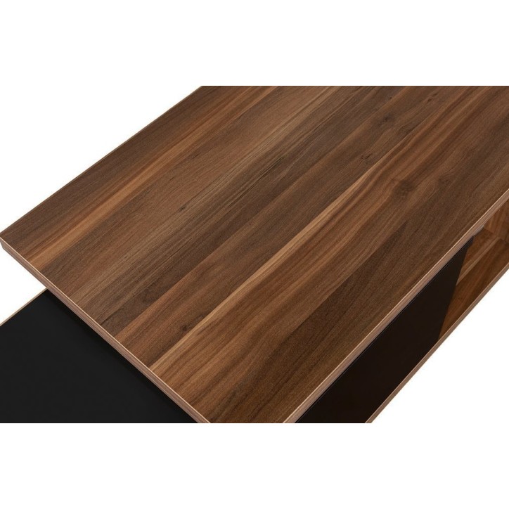 Ensemble meuble TV ALBACATE 180 cm bois et noir