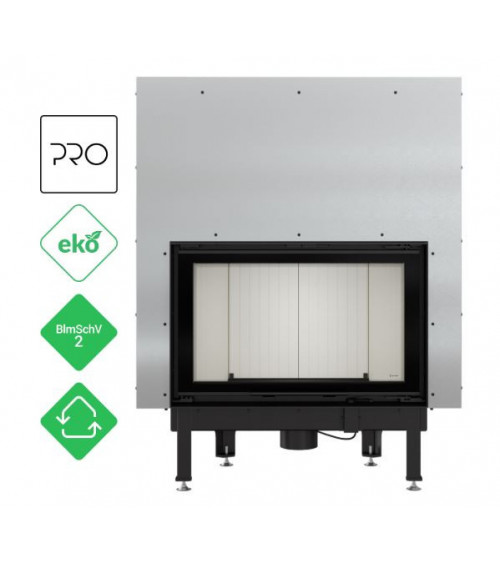 Insert cheminées à bois NADINE porte guillotine 16 kW