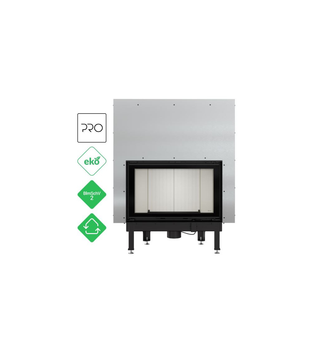 Insert cheminées à bois NADINE porte guillotine 16 kW