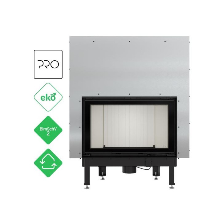 Inserto para chimenea de leña con puerta de guillotina 16 kW NADINE Inserto para chimenea de leña con puerta de guillotina 16 kW NADINE