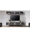 Ensemble meuble TV LOTUS PREMIUM 200 cm anthracite