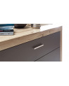 Rovere e camera completa AMALTI bianco letto 160 x 200 cm con box contenitore 