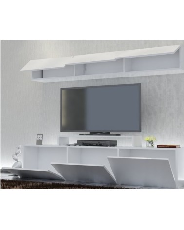 Ensemble meuble TV LINE 180 cm blanc