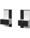 Rovere e camera completa AMALTI bianco letto 160 x 200 cm con box contenitore