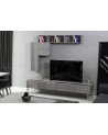 Ensemble meuble TV ALYA 220 cm gris