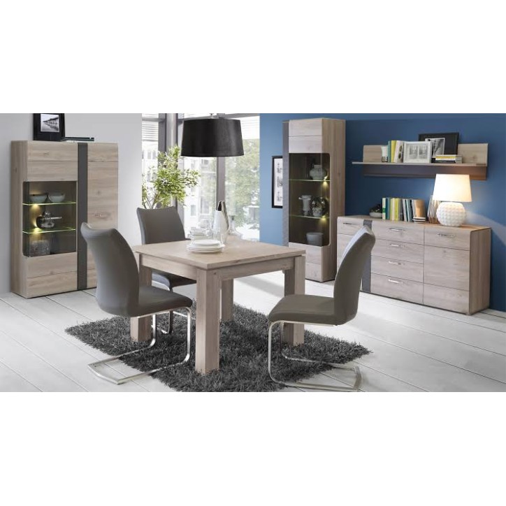 Sala da pranzo completa LOCAN in rovere