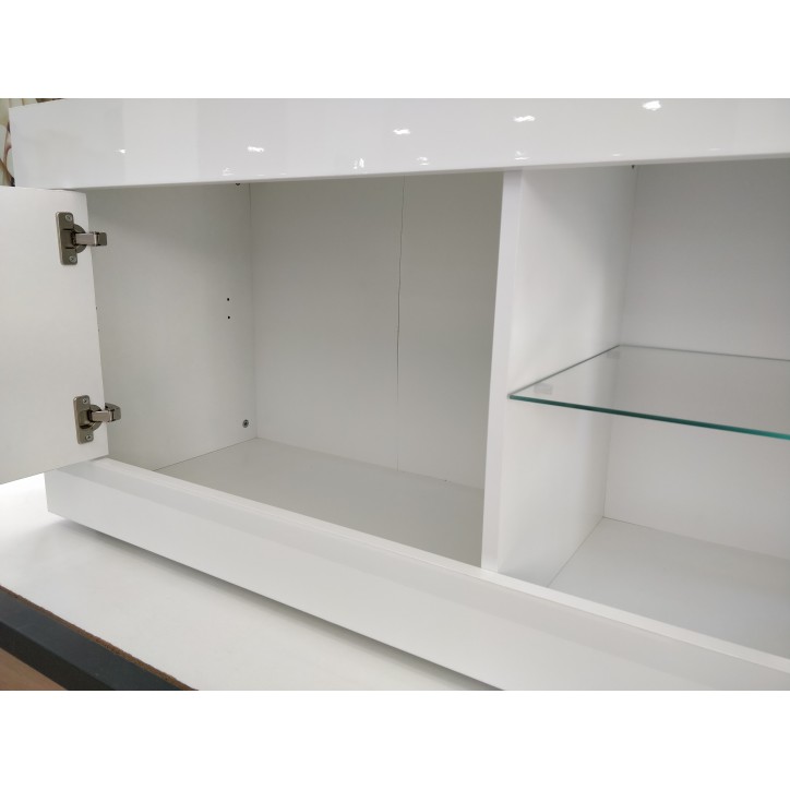 BASIC TV-standaard, 140 cm, wit BASIC TV-standaard, 140 cm, wit