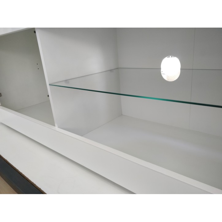 BASIC TV-standaard, 140 cm, wit BASIC TV-standaard, 140 cm, wit