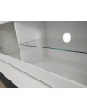 Mueble TV BASIC  blanco de alto brillo 140 cm