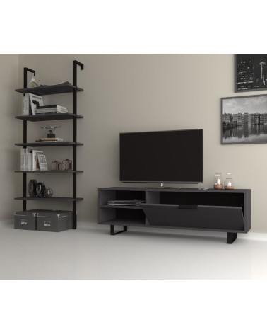 Ensemble meuble TV SMART 140 cm gris