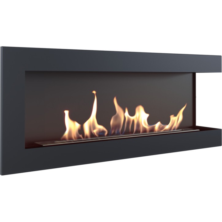 bio-ethanol haard DELTA hoek rechts 120 cm
