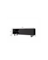 Ensemble meuble TV SMART 140 cm gris