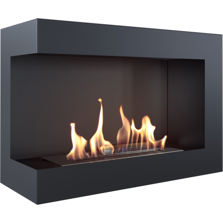 Chimenea de bioetanol DELTA ángulo izquierdo 60 cm