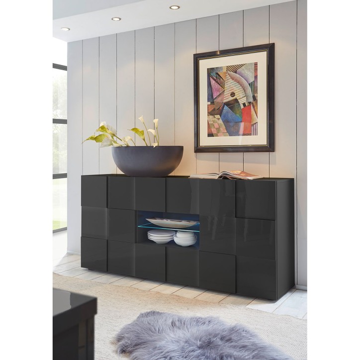 Buffet DAMA 181 cm , gris