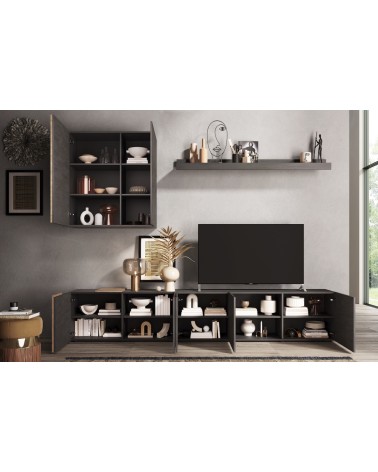Ensemble meuble TV VENUS Titán/Kadiz 301cm