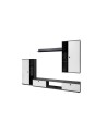 Ensemble meuble TV CALI 240 cm noir et blanc