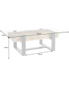 Table basse BARRACUDA 130 cm
