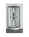 Cabine de douche VANDERA 90x90x225 cm NOIR