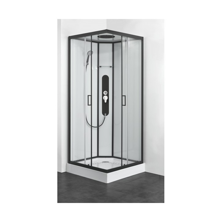 Cabina de duche de montagem rápida VANDERA II 90x90x225 cm