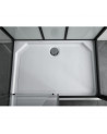 Cabine de douche VANDERA 90x90x225 cm NOIR
