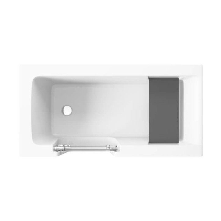 AVOLIA SINISTRA Vasca da bagno con sportello 140 cm