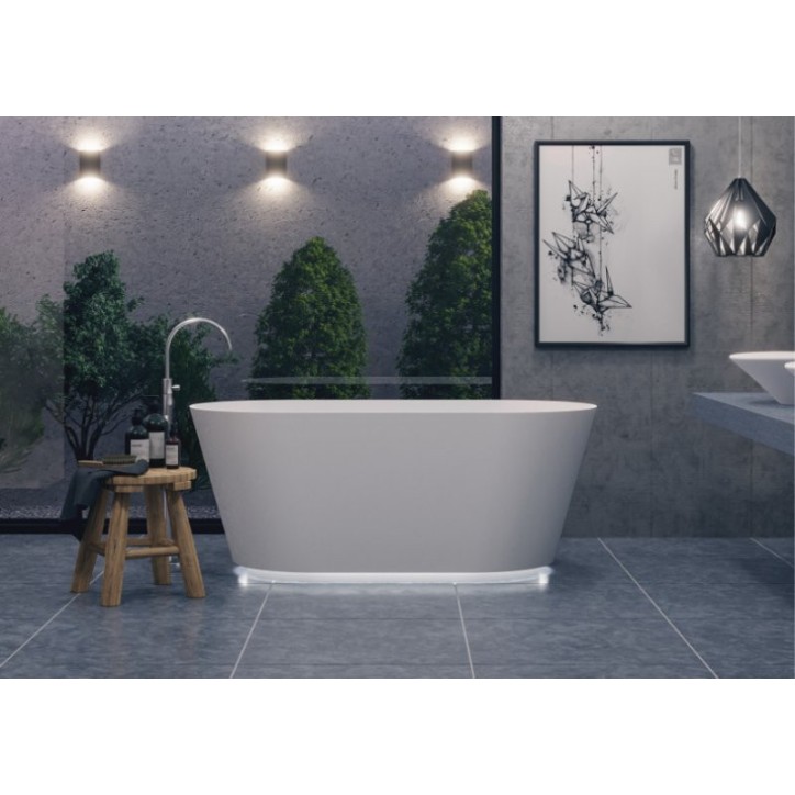 ALBAREA LED vrijstaand bad 150 x 75 cm