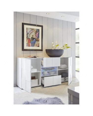 Dressoir DAMIA 181 cm , wit