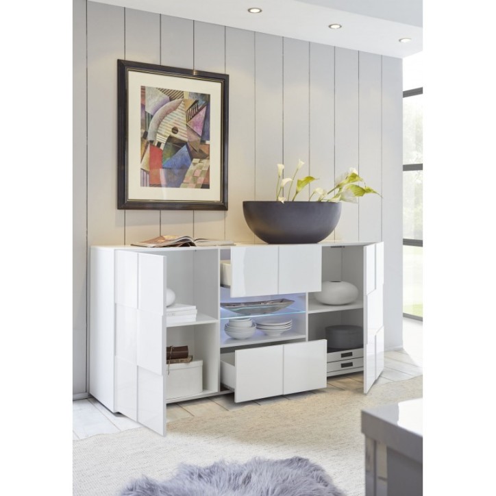 Credenza DAMIA 181 cm , bianco