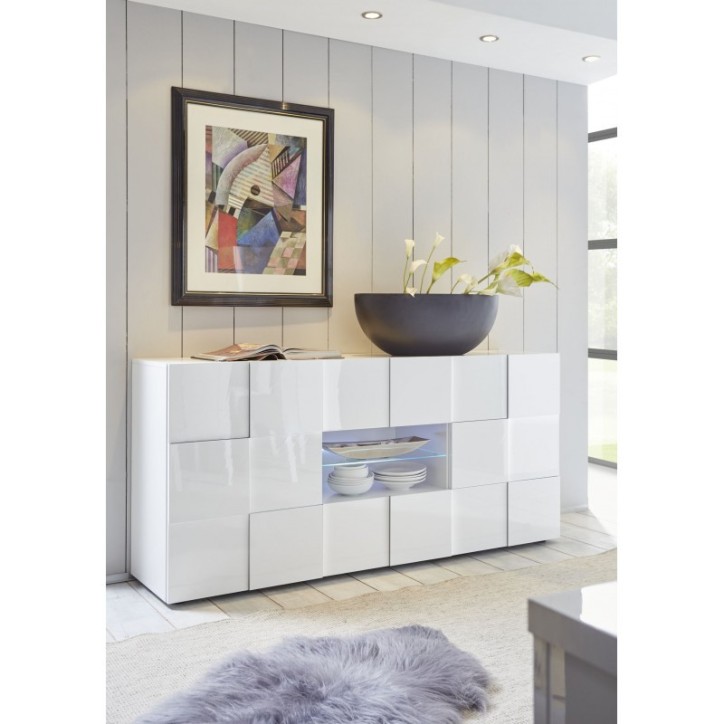 Dressoir DAMIA 181 cm , wit