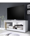 1-deurs Basic TV-meubel in eiken wit 140/56/43 cm
