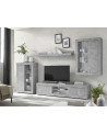 Ensemble meuble tv BASIC couleur béton