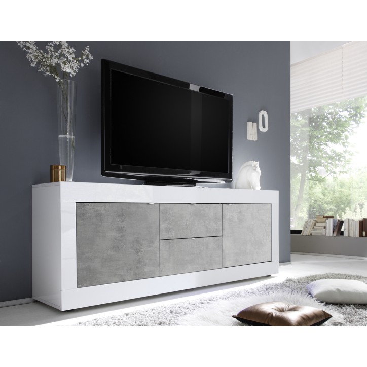 Complete BASIC woonkamer in betonwit Complete BASIC woonkamer in betonwit