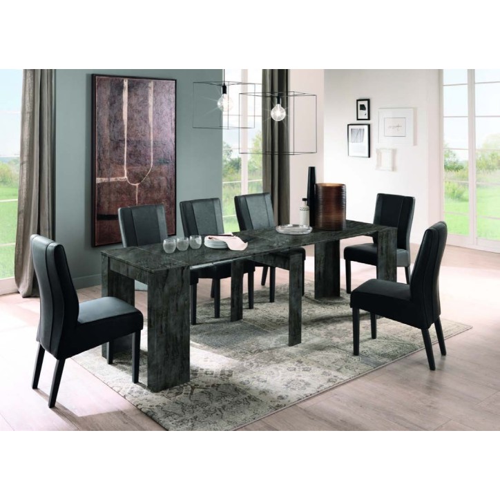 Tavolo/console allungabile 54-252 cm di ossido