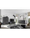 Salon complet VISCONTE effet marbre noir