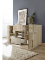 Buffet 2 portes 2 tiroirs DAMA chêne 181/84/43 cm