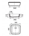 Vasque à poser Cuba