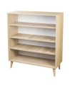 Buffet COLORA QUAD 4 portes 95 cm chêne et couleurs