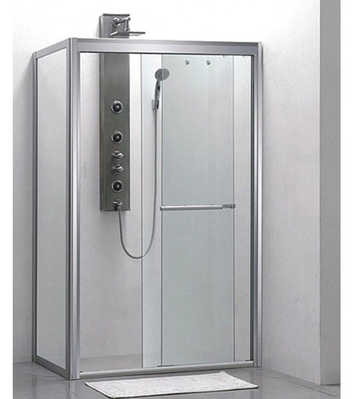 Quadrato della parete doccia SOVERE, 120 * 80 * 190 cm - design doccia parete - arredo bagno