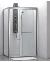 SOVERE mampara de ducha angular 120x80x190 cm
