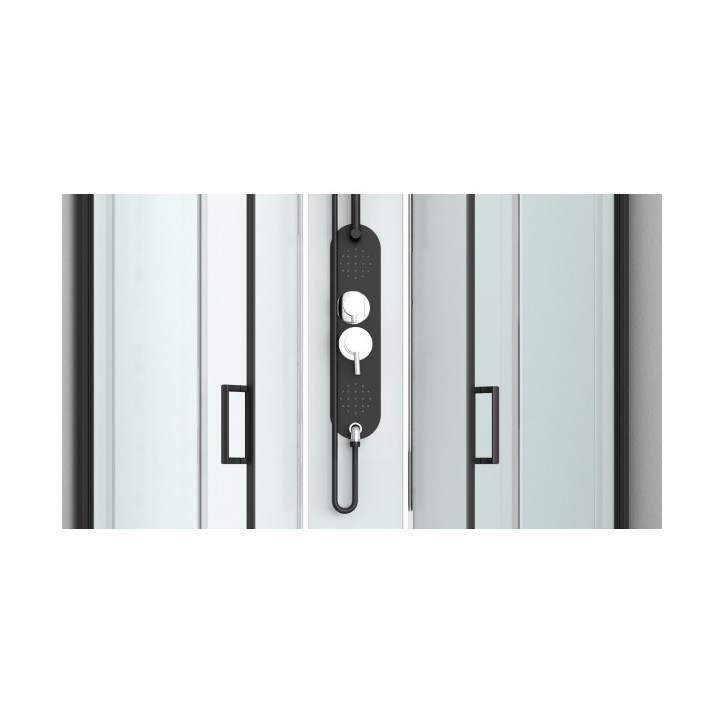 Cabina doccia KINEDA II senza tetto 90x90x225 cm montaggio rapido
