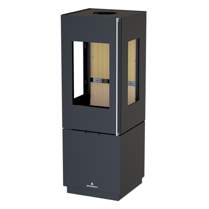 Houtkachel JAKO 3-zijdig glas 7 kW